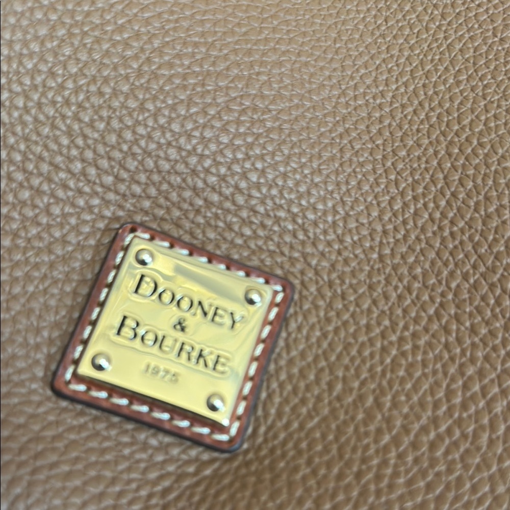 Dooney & Bourke Brown Leather Tote Bag pebble Grain Hanna new no tags;never used - Picture 10 of 13